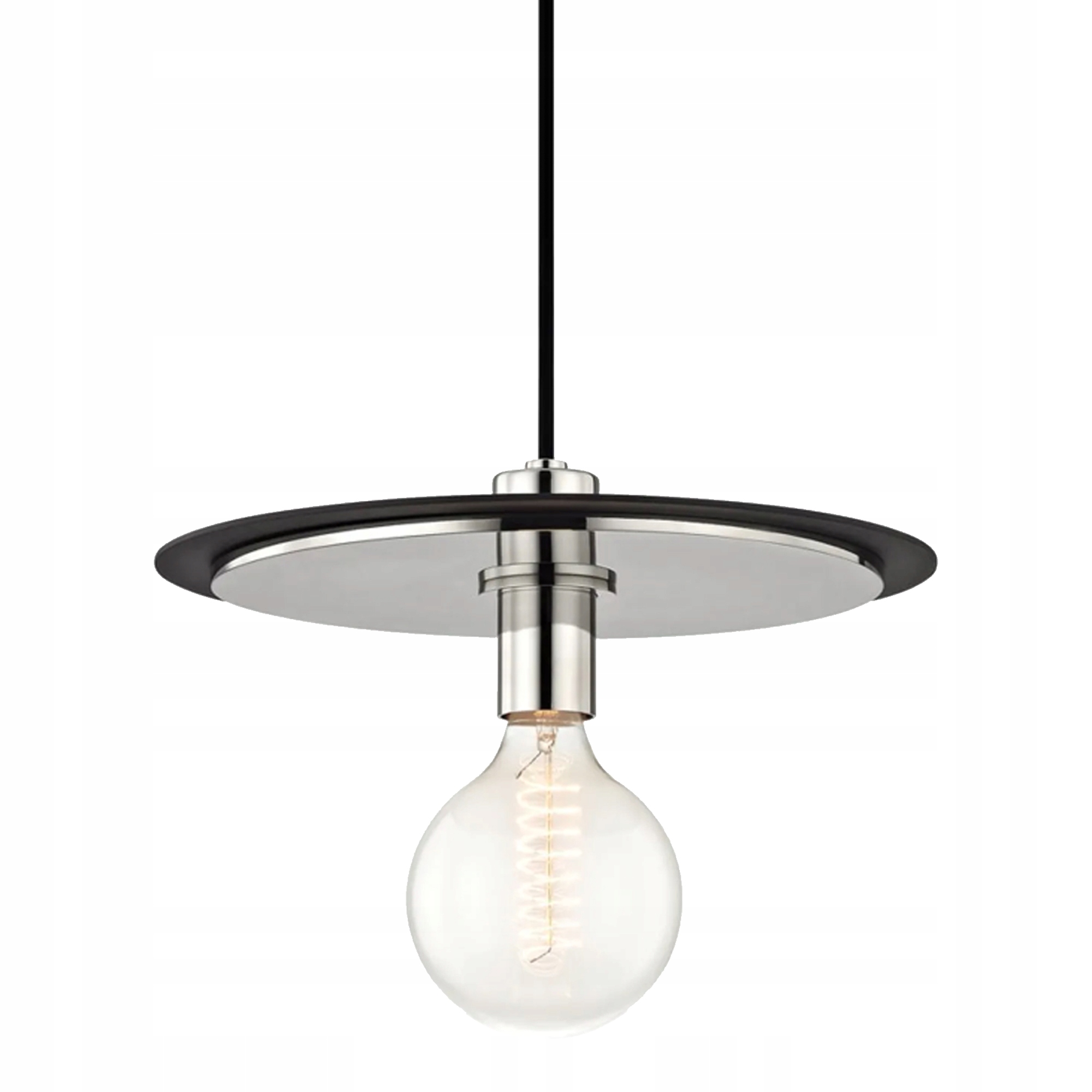 

Lampa Wisząca Nowoczesna Bez Klosza Czarna