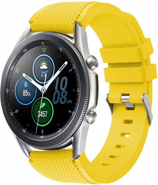 

Żółty silikonowy pasek Samsung Galaxy Watch 3 45mm