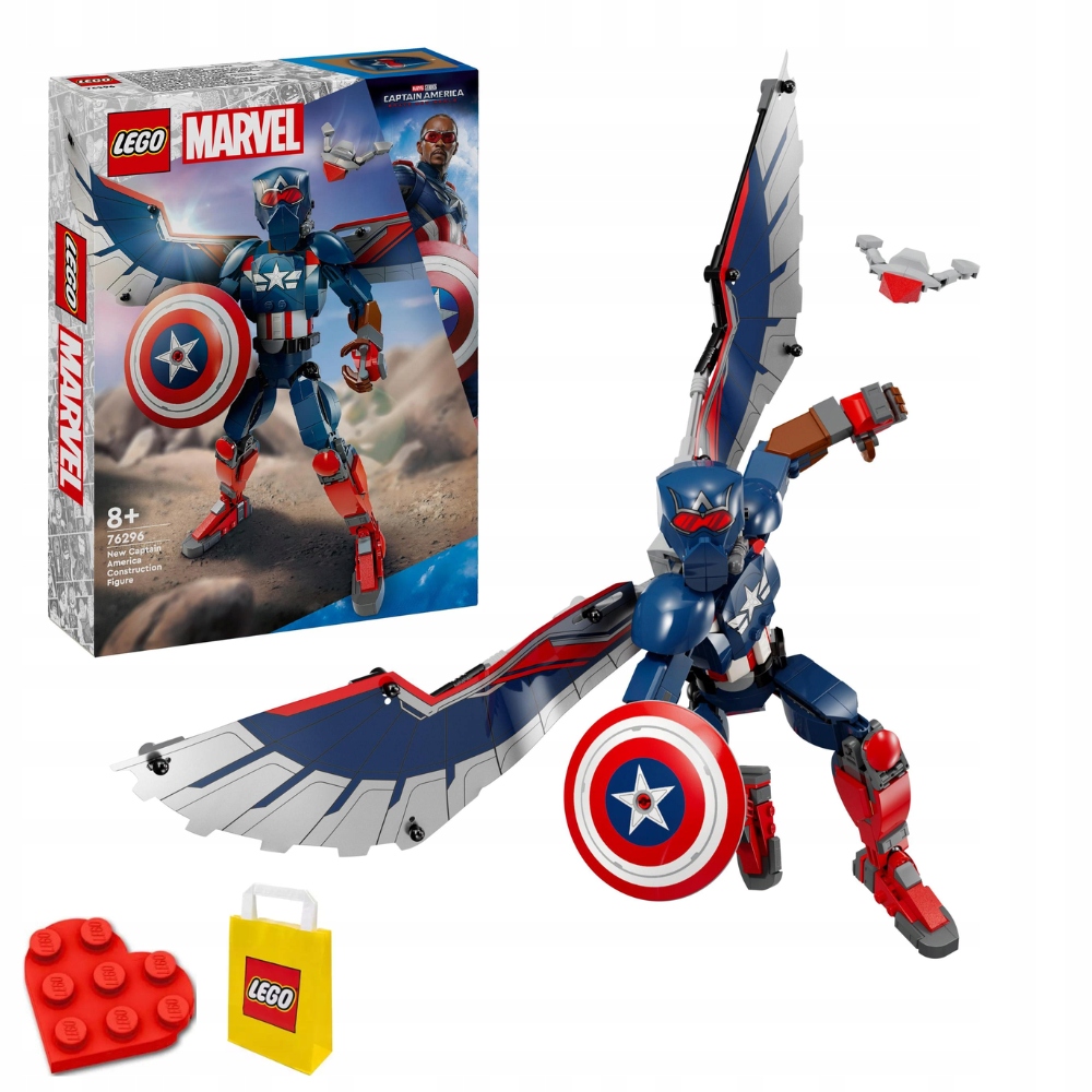 Lego Marvel Heroes 76296 Figurka nového Kapitána Ameriky