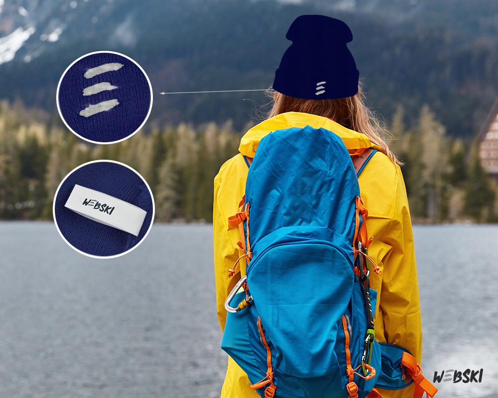 Czapka LED na głowę zimowa jesienna AKUMULATOR USB Kolor wielokolorowy