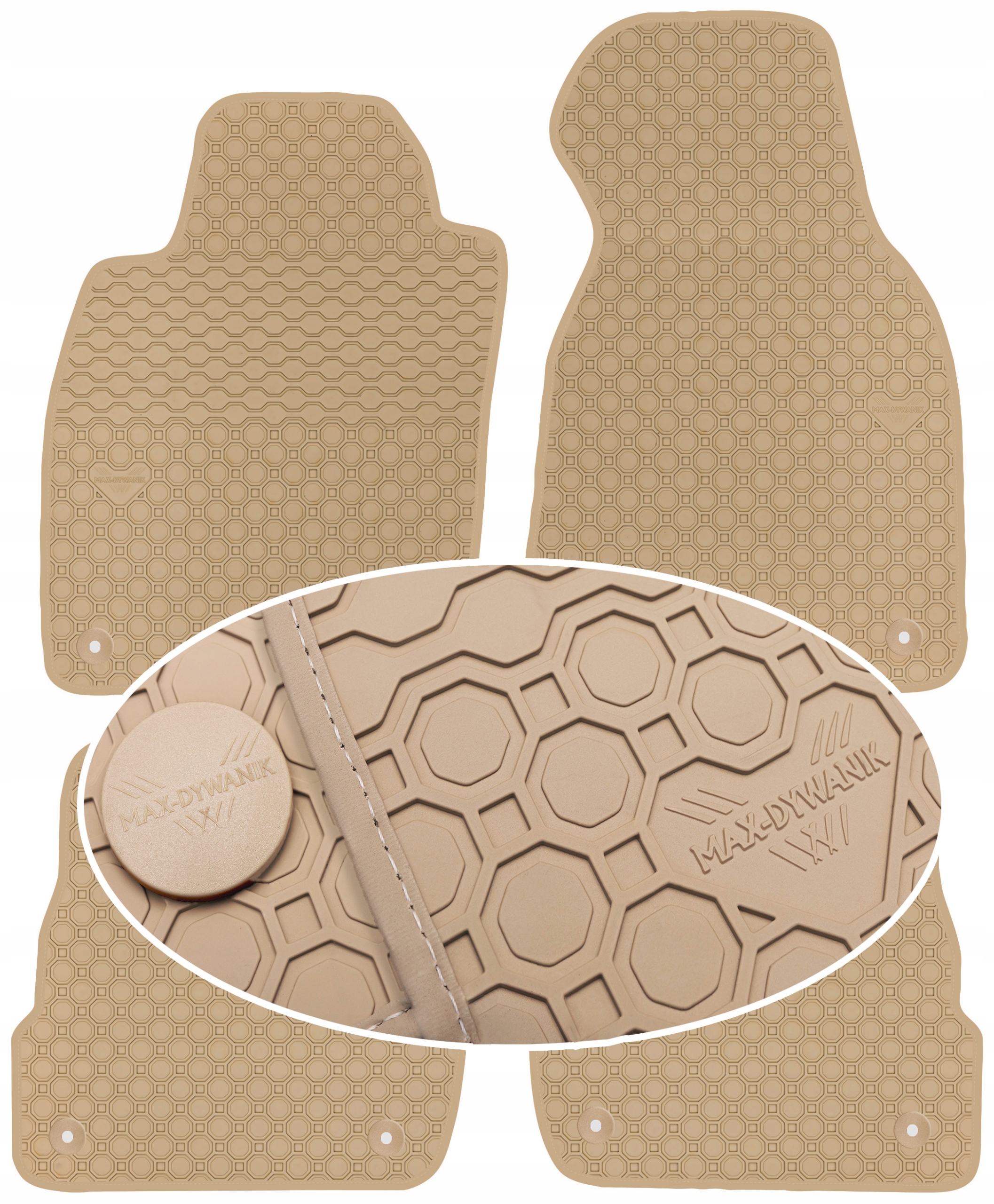 Audi A6 C5 2000-2005 Koberce Béžové