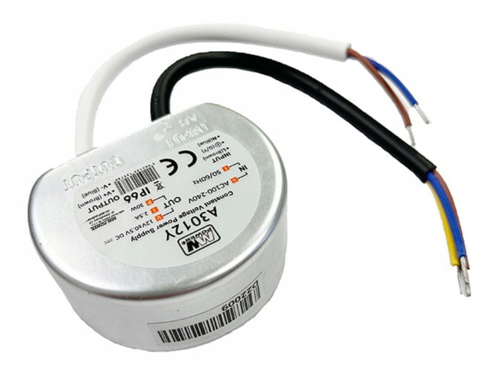 

Zasilacz Led 30W 12V 2,5A puszkowy do puszki herme