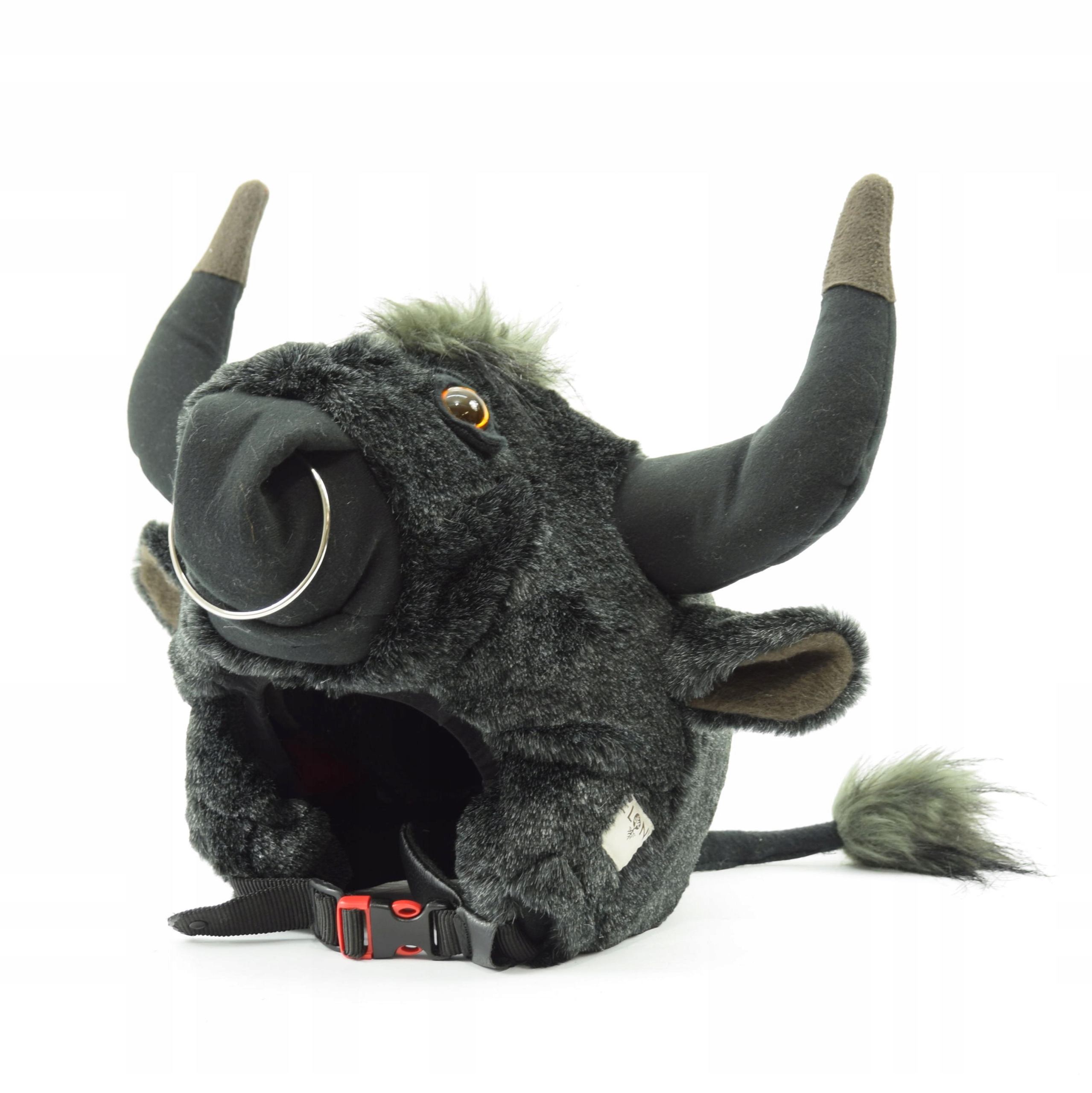 Ozdoba na lyžařskou helmu, čepici pouzdro Býk velikost M-L