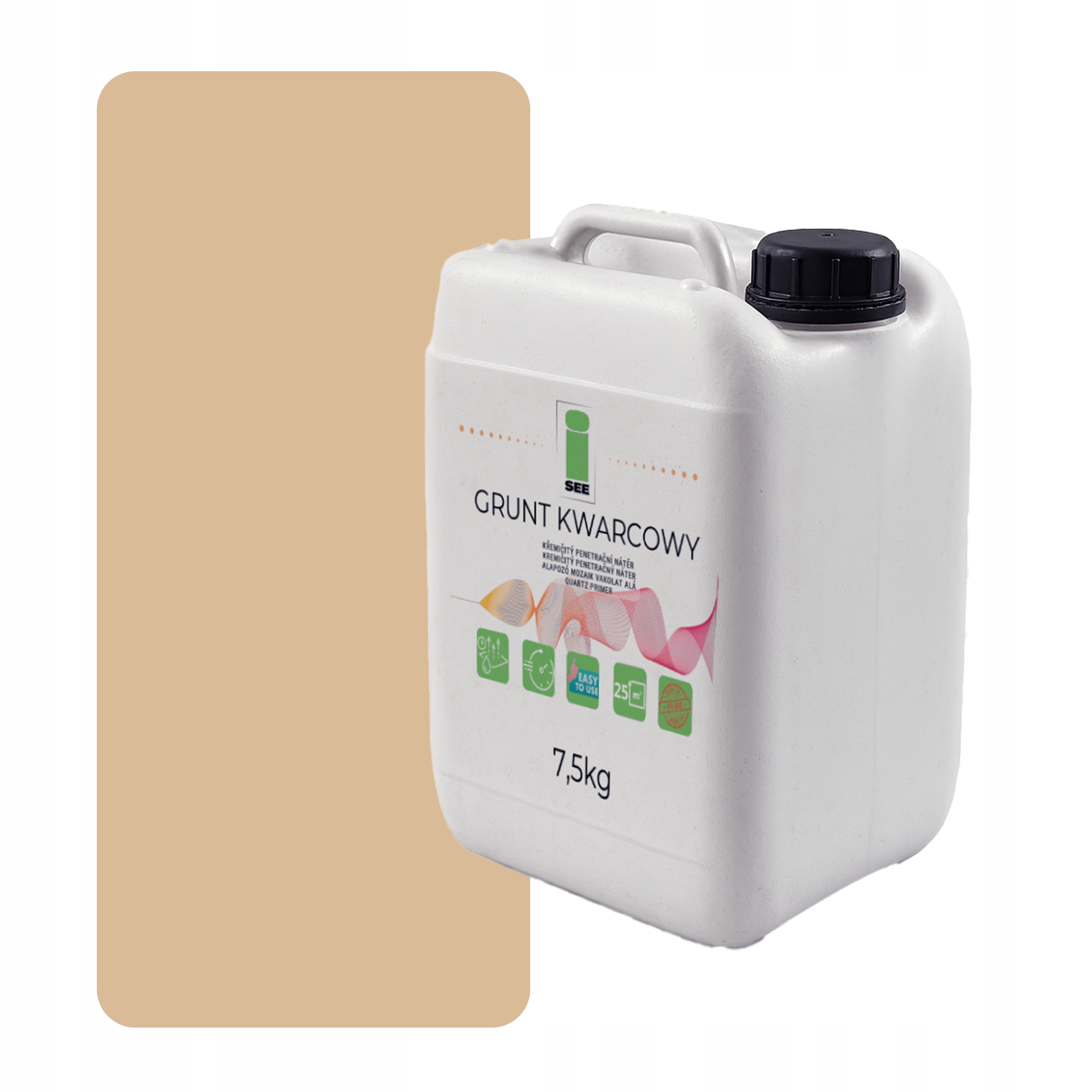 Křemenná Zemina Pod Silikonovou Omítku 7,5 Kg Žluto Béžová F445