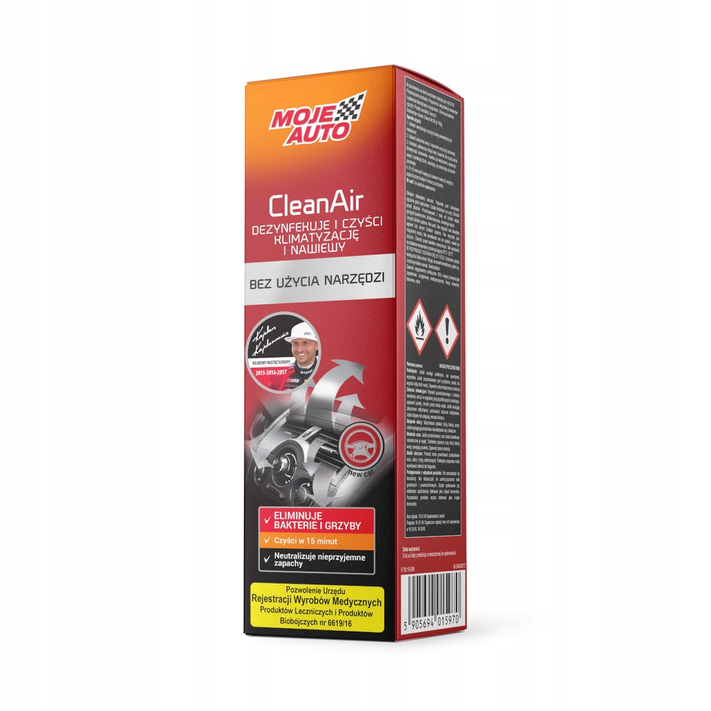 

CleanAir Odgrzybiacz Klimatyzacji New Car 150ml