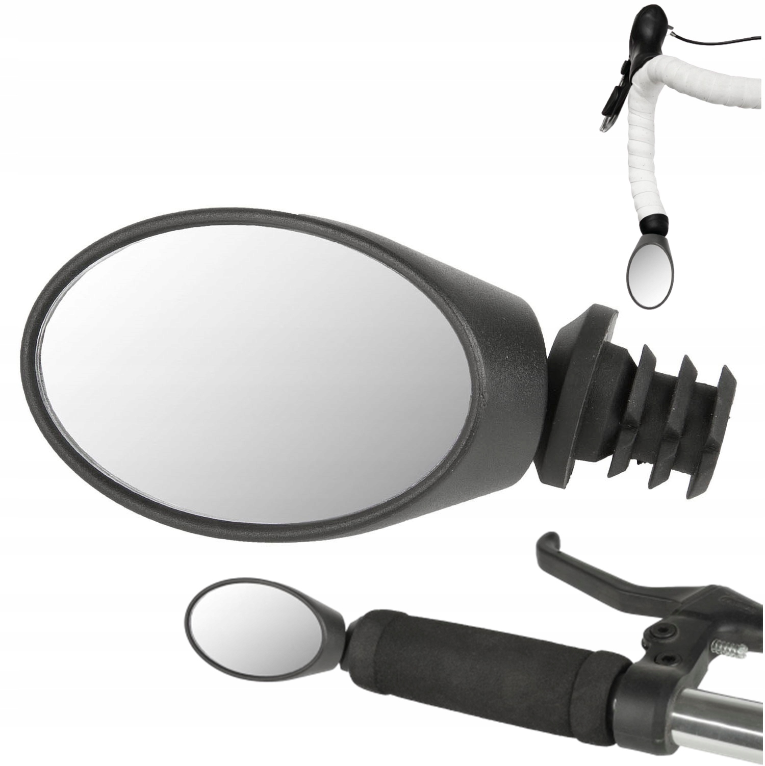 Mwave Spy Oval Lusterko Rowerowe Gravel Szosa 3D