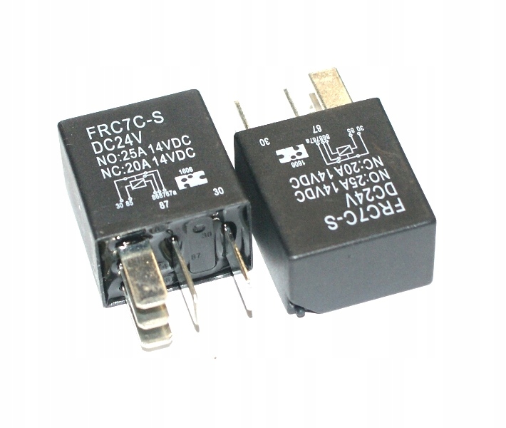 

Przekaźnik samochodowy mini zwierno rozwierny 24V