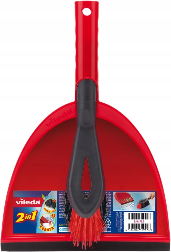 Levně Vileda Lopatka 2V1 Smetákem