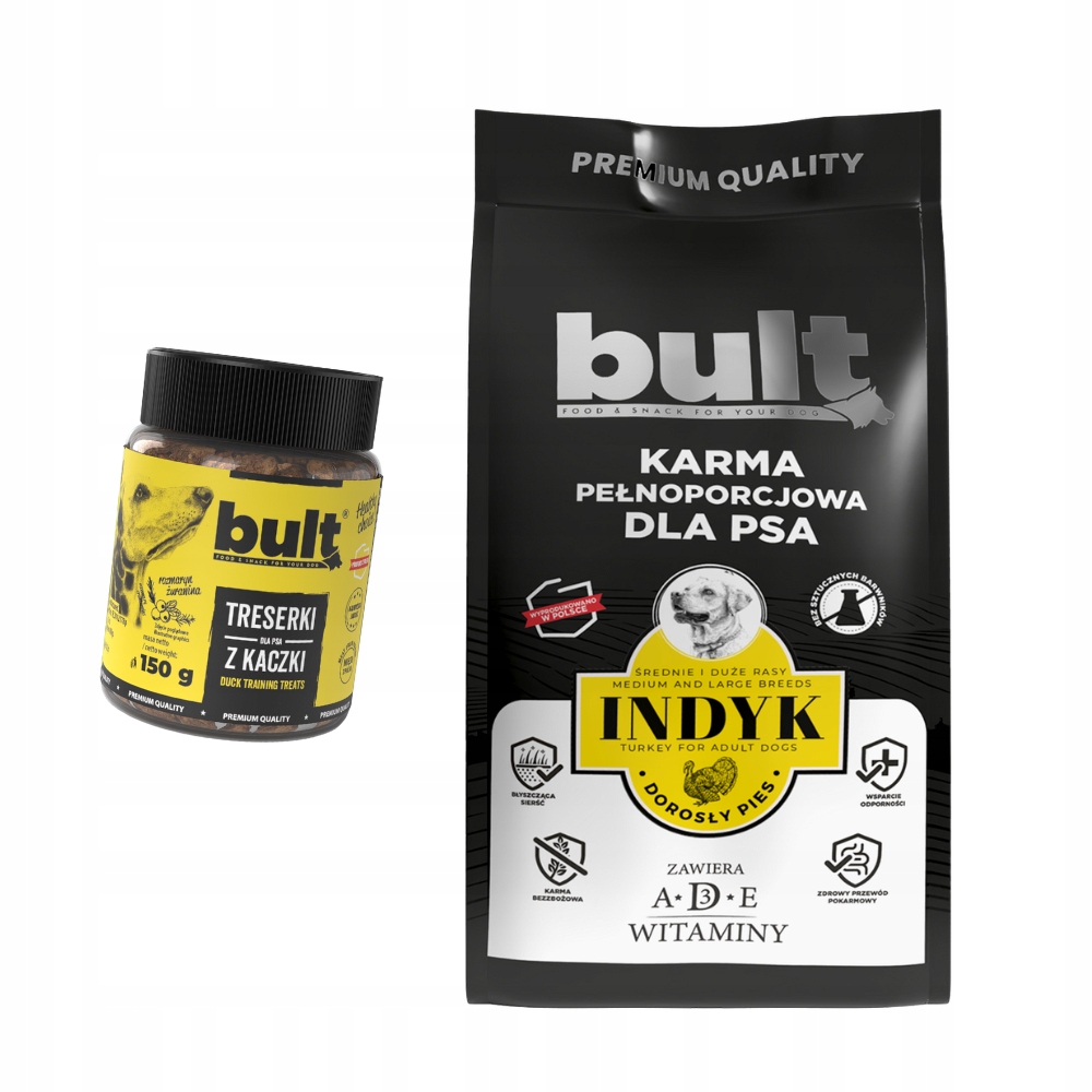 Bult suché krmivo pro psy Krůta 3 kg Pro dospělé psy Trenérky