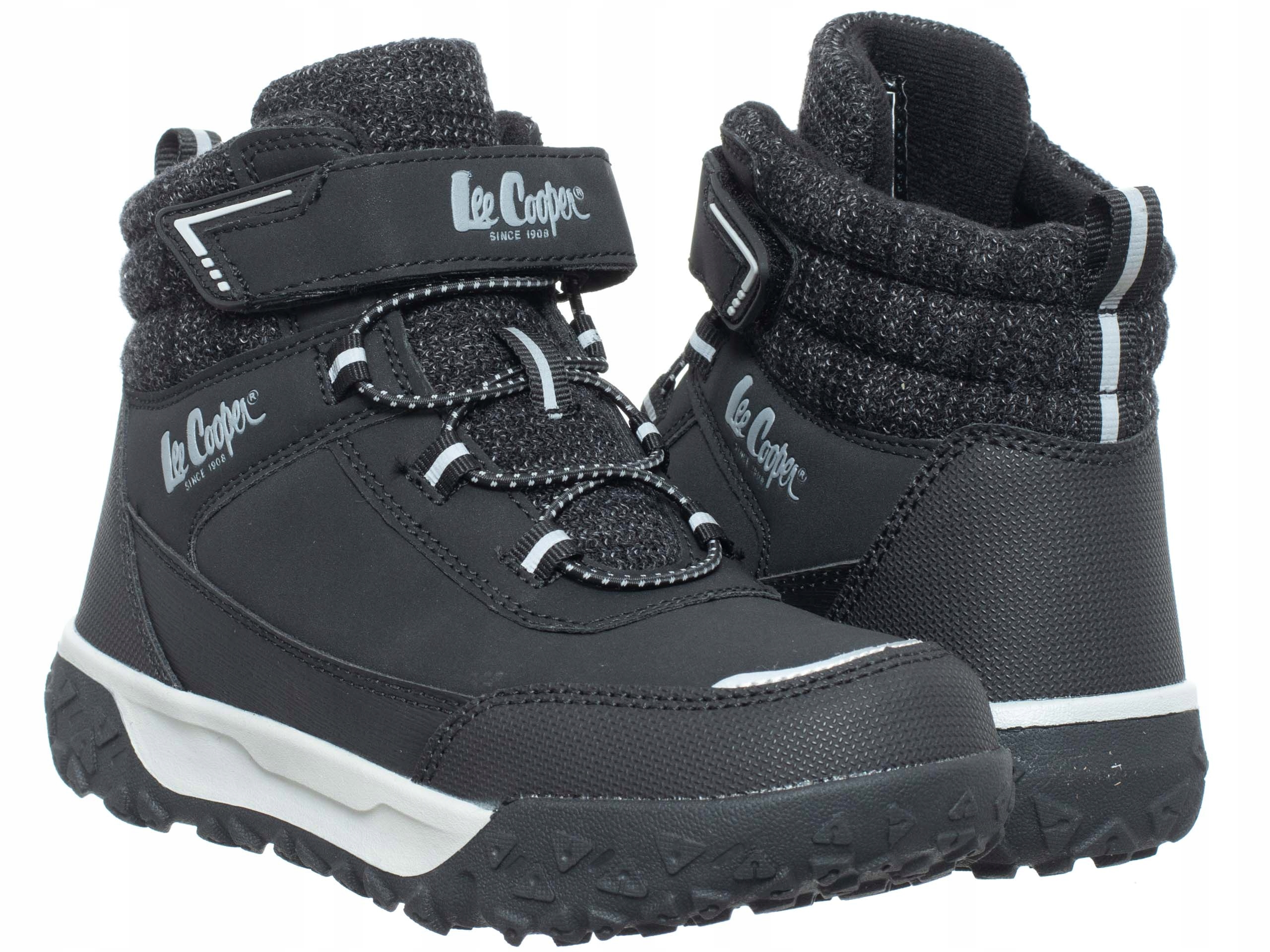 Lee Cooper Buty Dziecięce LCJ-25-01-3759K botki zimowe chłopięce śniegowce