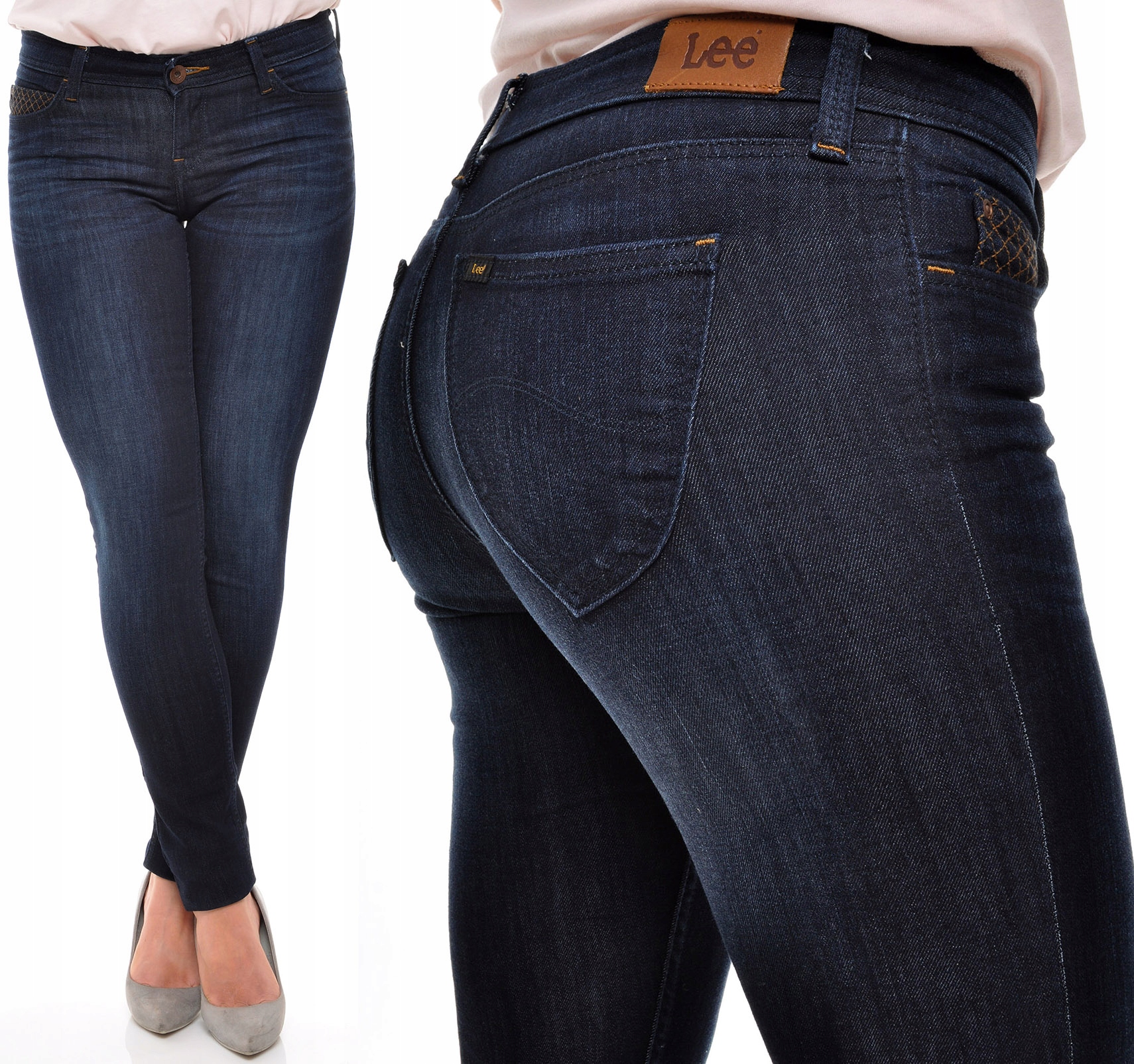 

Lee spodnie blue Super Skinny jeans Toxey W27 L33