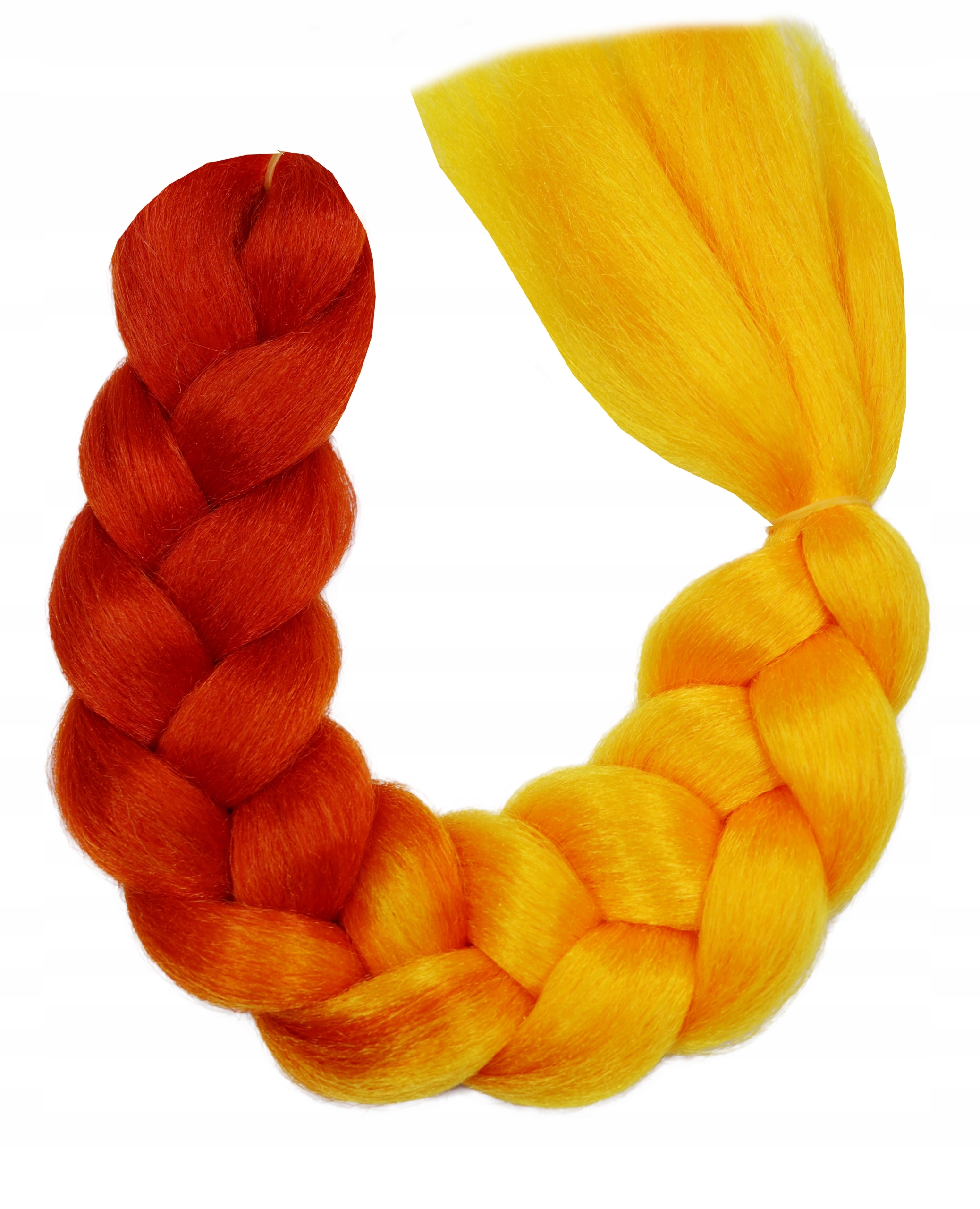 Włosy syntetyczne warkoczyki Ombre warkocze KOLOROWE DOCZEPIANE Marka Althair Store