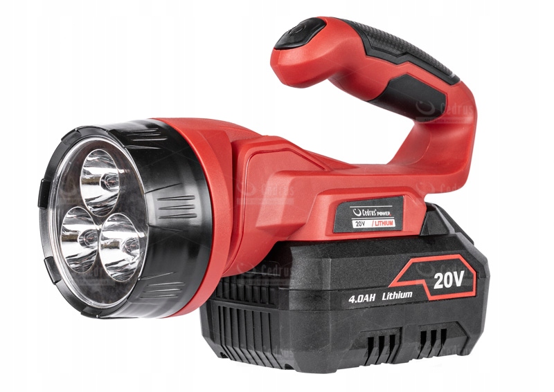 Latarka akumulatorowa 260Lm 3x3W Power+ LLi + 4Ah Model CEDLLI