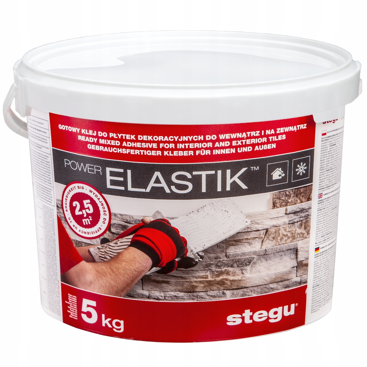 

Stegu Klej Powerelastik gotowy do Płytki Cegła 5kg