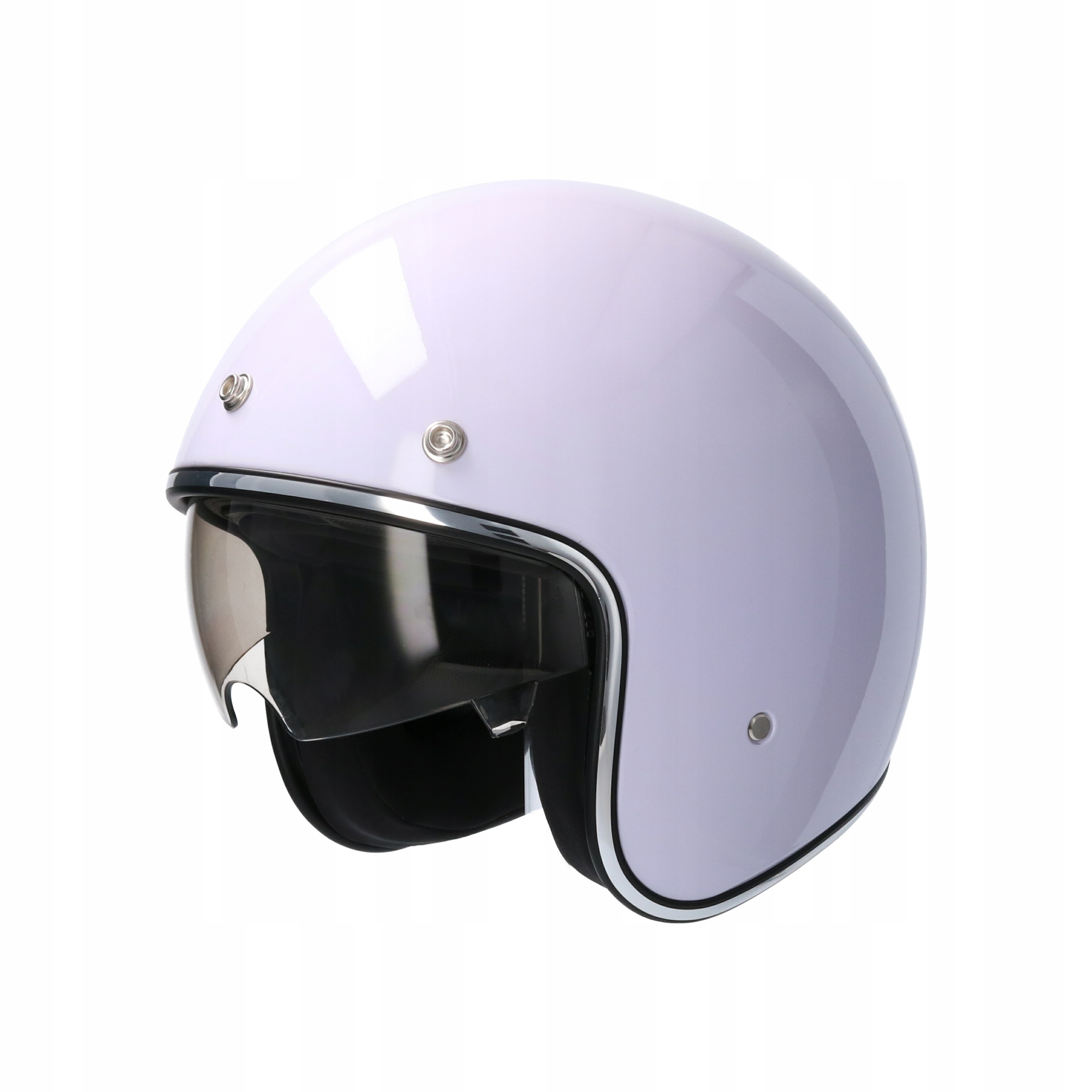 

Kask otwarty Shiro Saga L (59-60) biały klasyczny