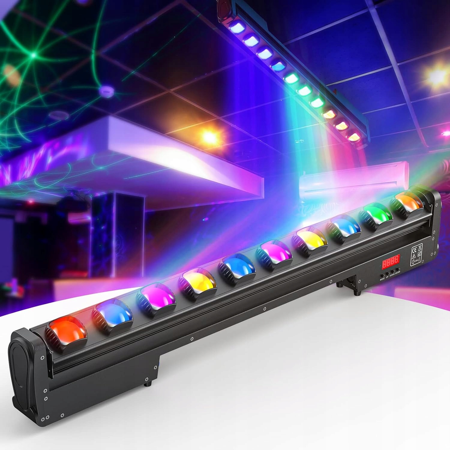 UKing Led scénická lampa 250 W Rgbw DMX512 pohyblivá Dj hlava párty bar
