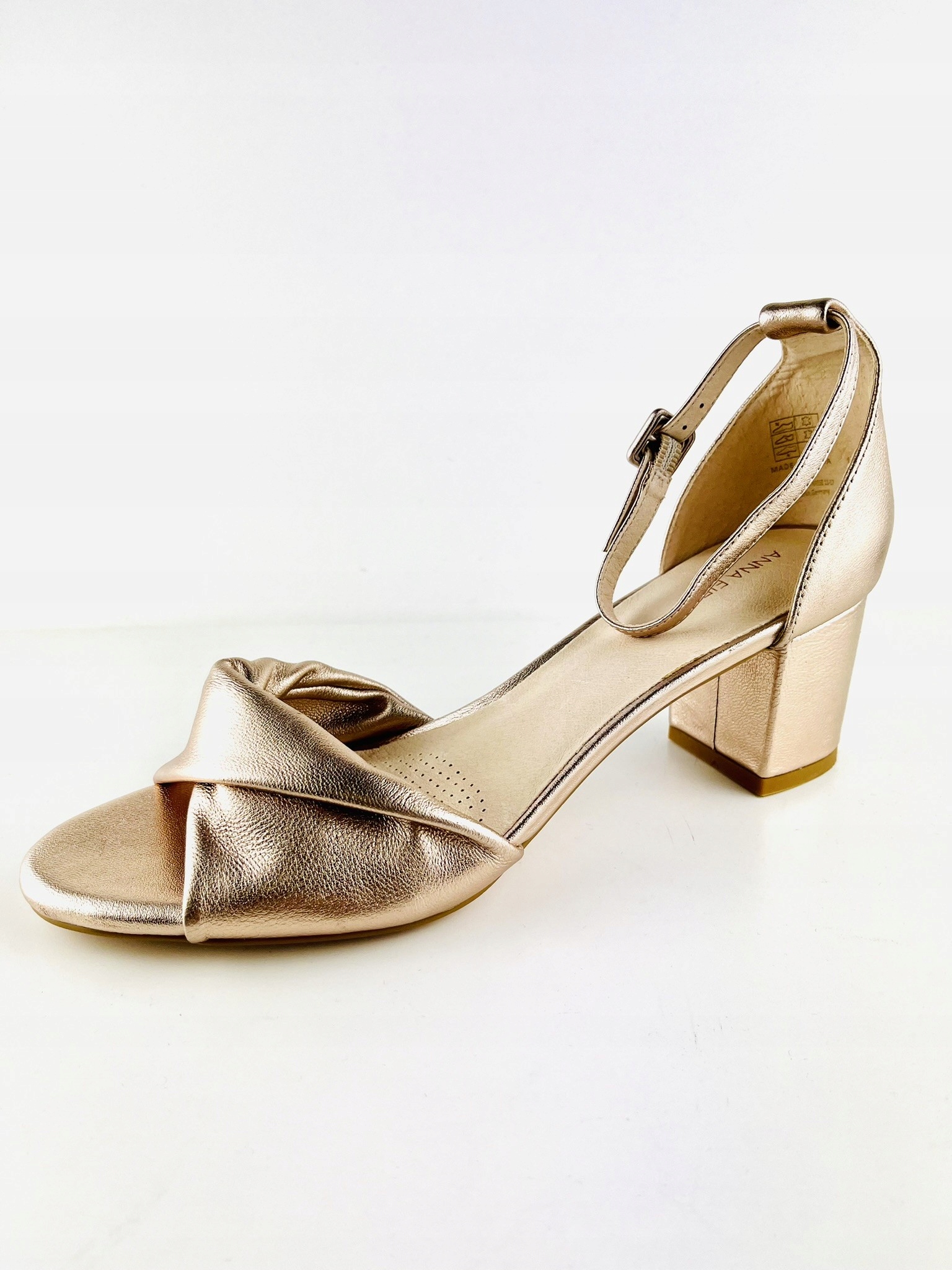 Ladies Sandals Anna Field High Heel Sandalette Gold Sandale Talon