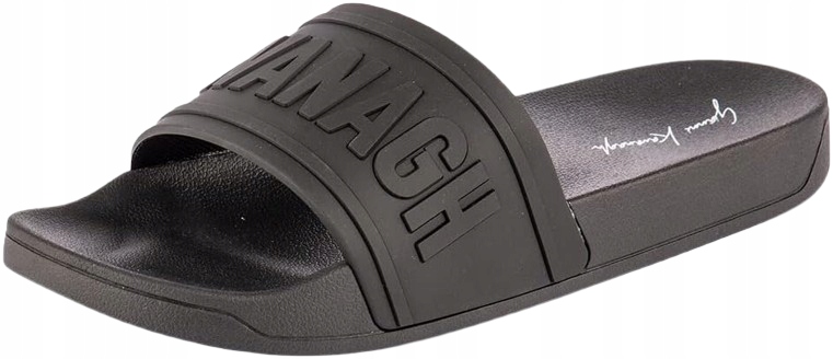 Gianni Kavanagh Černé Nazouváky S Písmenkovým Potiskem 39 Jalů