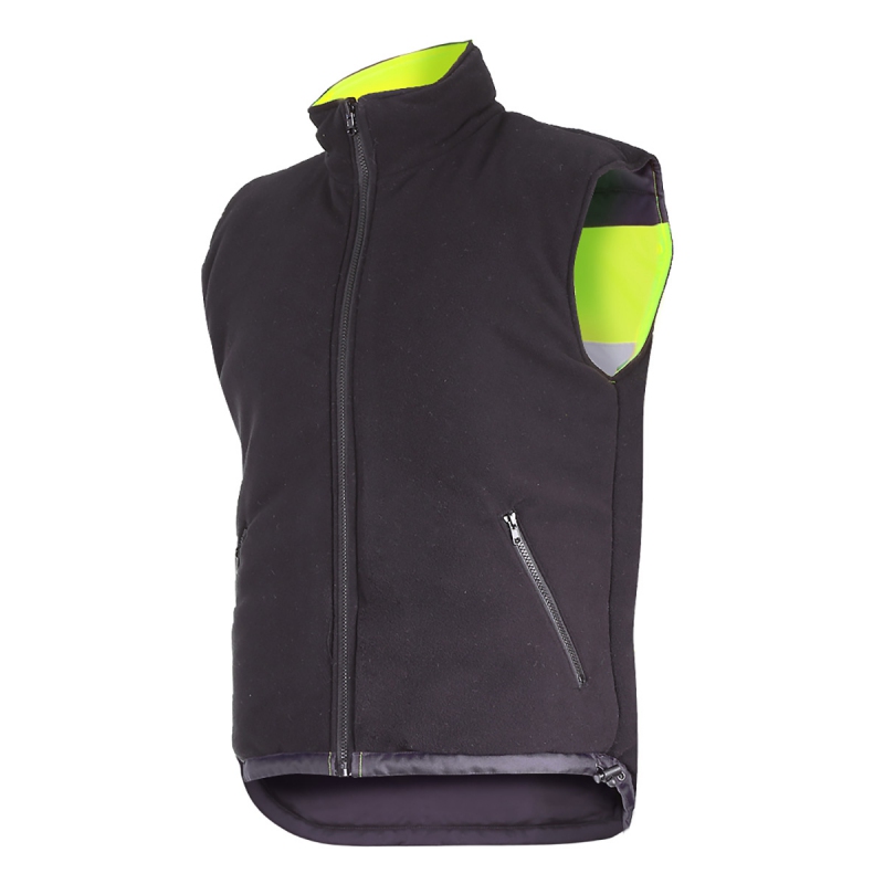 Kamizelka ocieplana odblaskowa żółta 2XL Lahti Rozmiar XXL