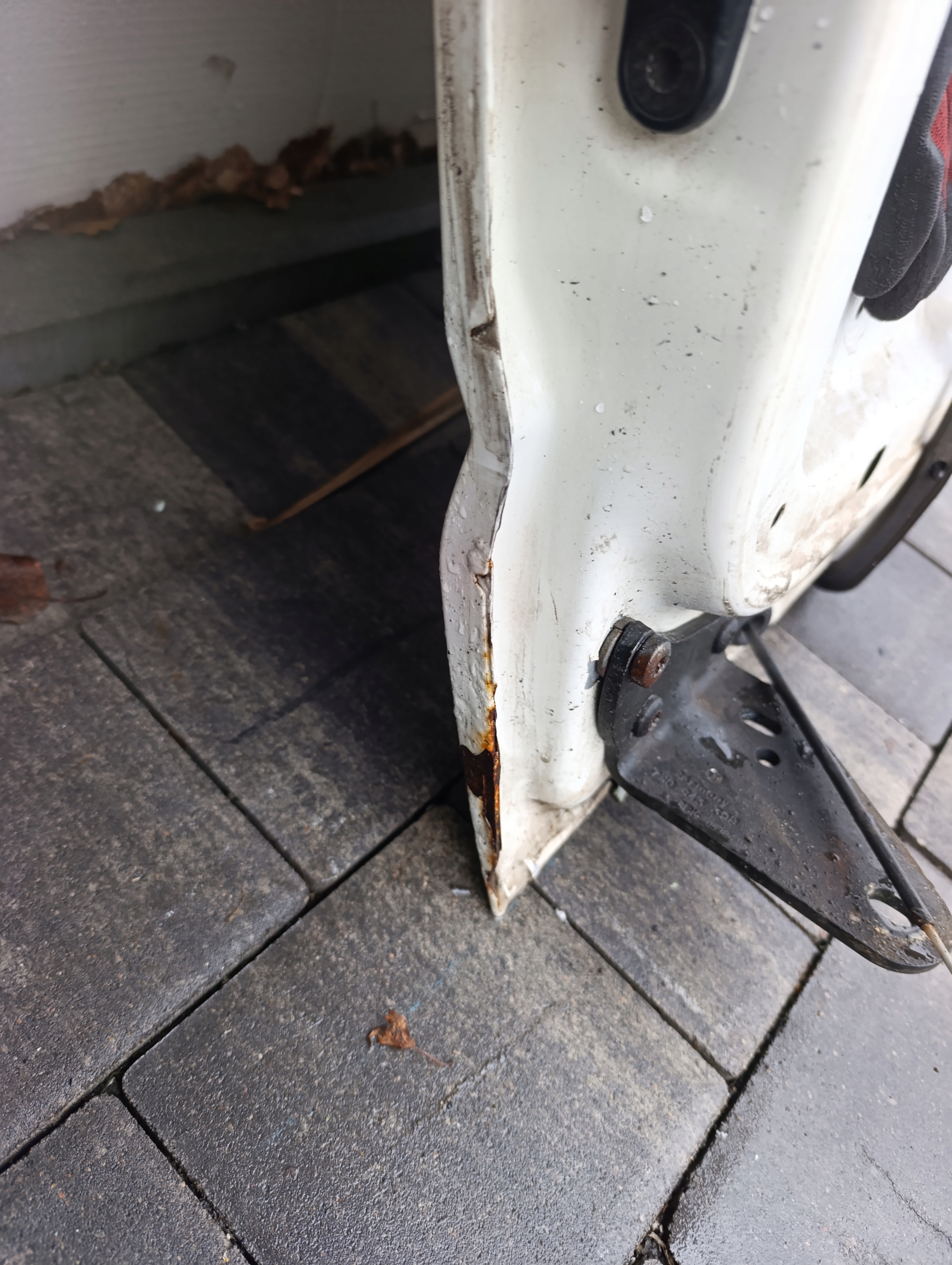 Tür przesuwne VW T5 T5 lift seitlich rechts biale