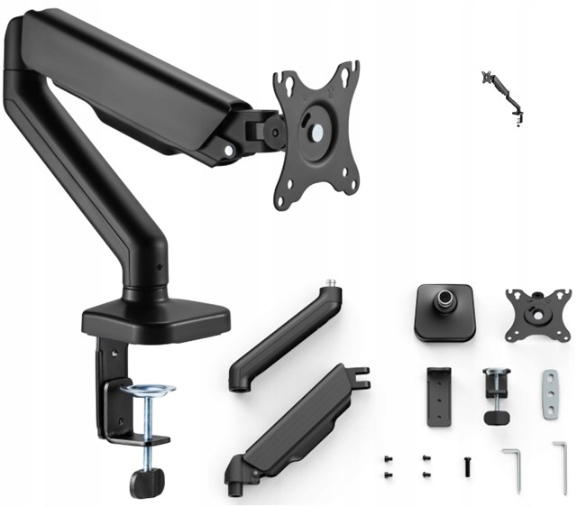 Držák stojanu na rameno monitoru k psacímu stolu pro monitor Kruger&matz KM0199-M27