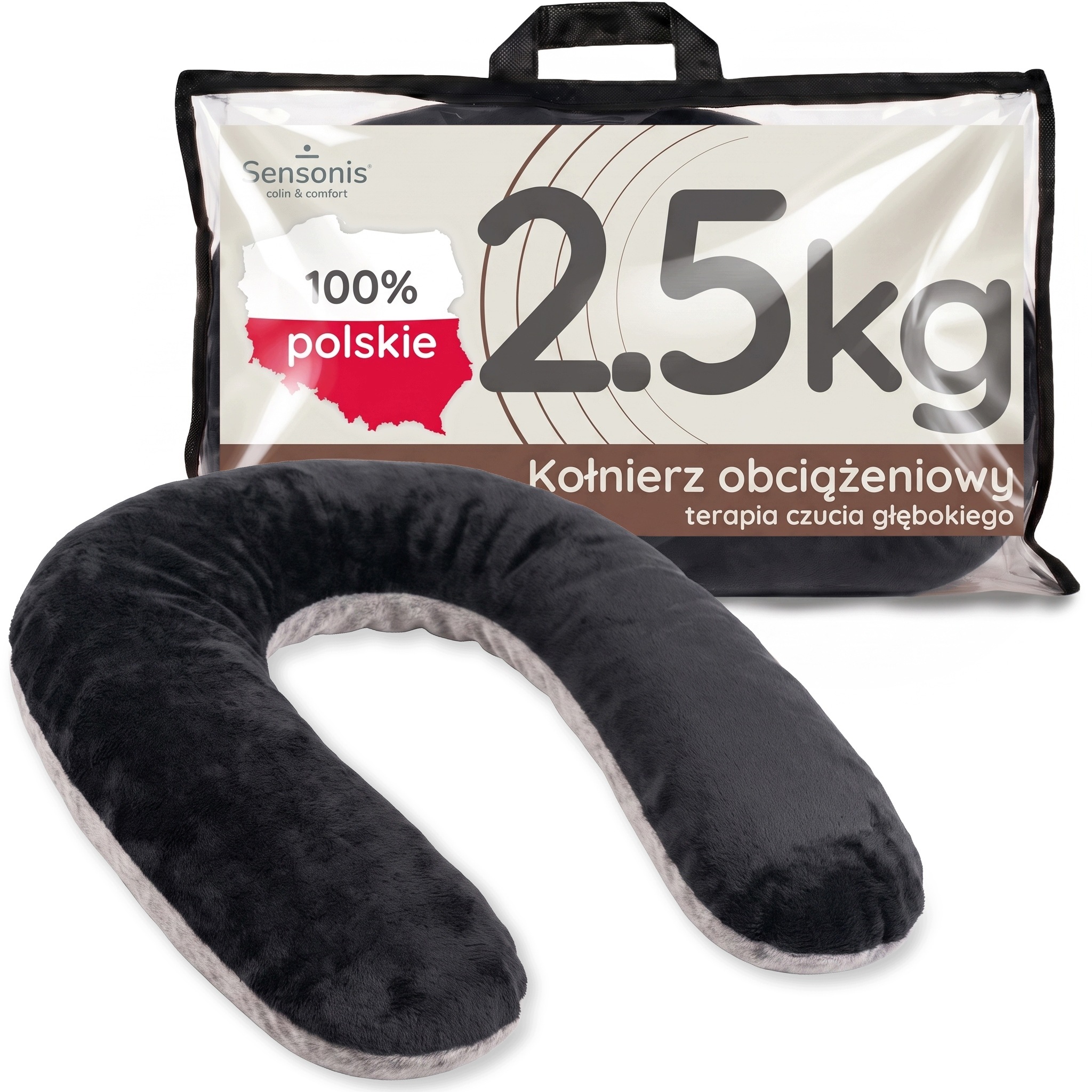 Kołnierz obciążeniowy 2,5kg reg. na ramiona sensoryczny, Polski gadżet Adhd