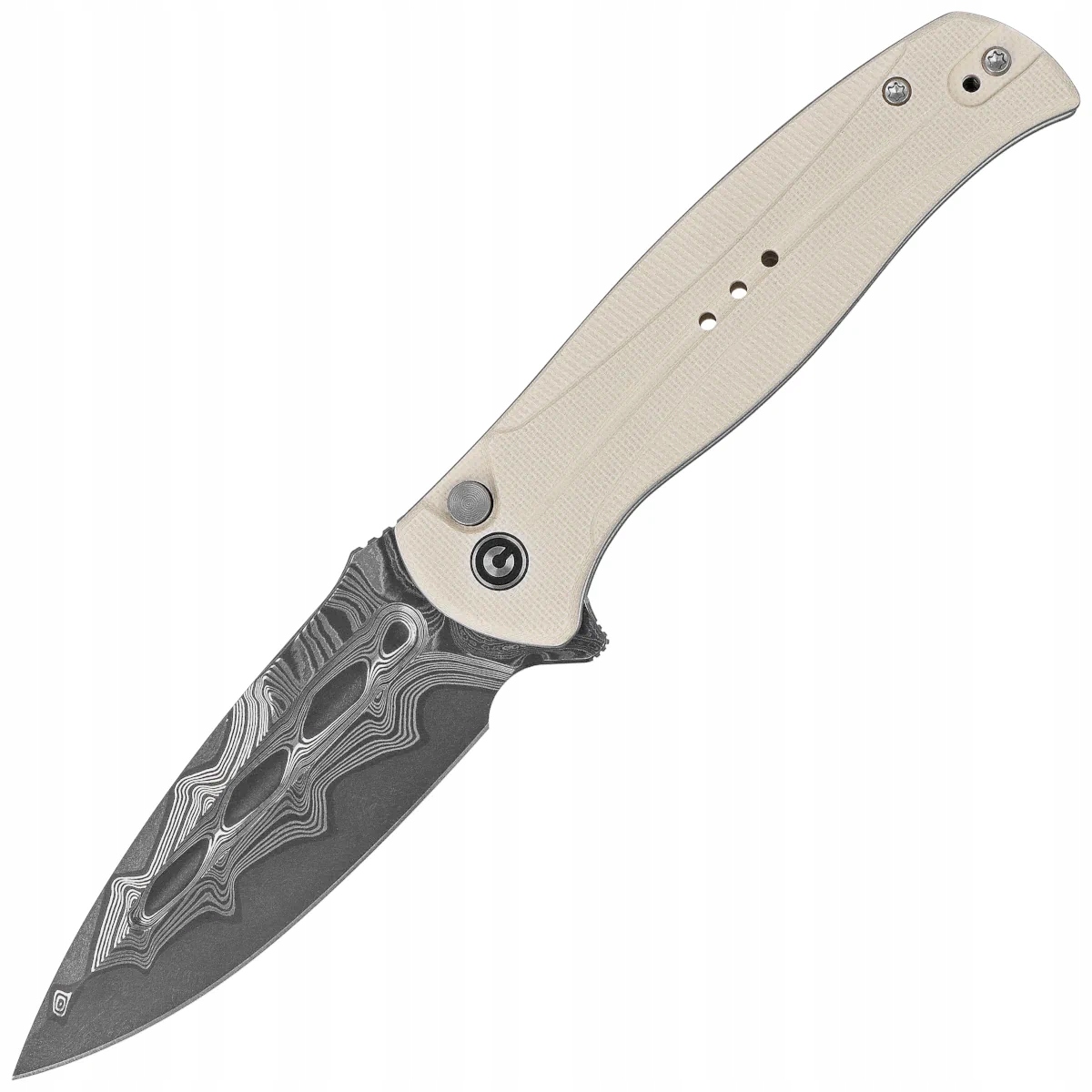 Nůž Edc Flipper Civivi Incindie Nerezová ocel damaškové Pouzdro