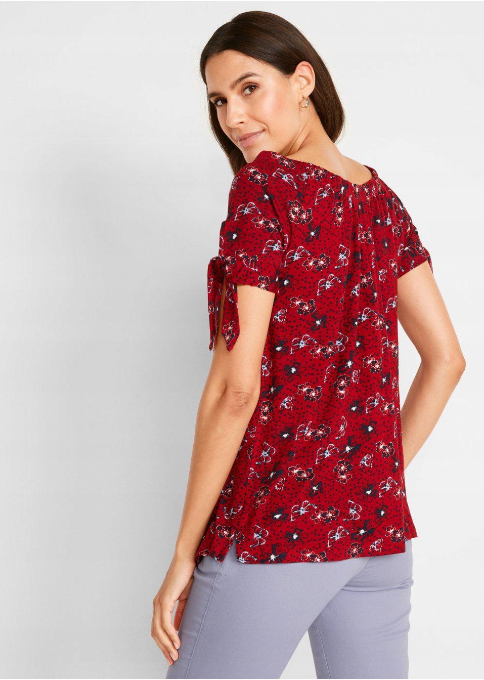 BLUZKA Z DEKOLTEM CARMEN 36/38 Marka Bonprix