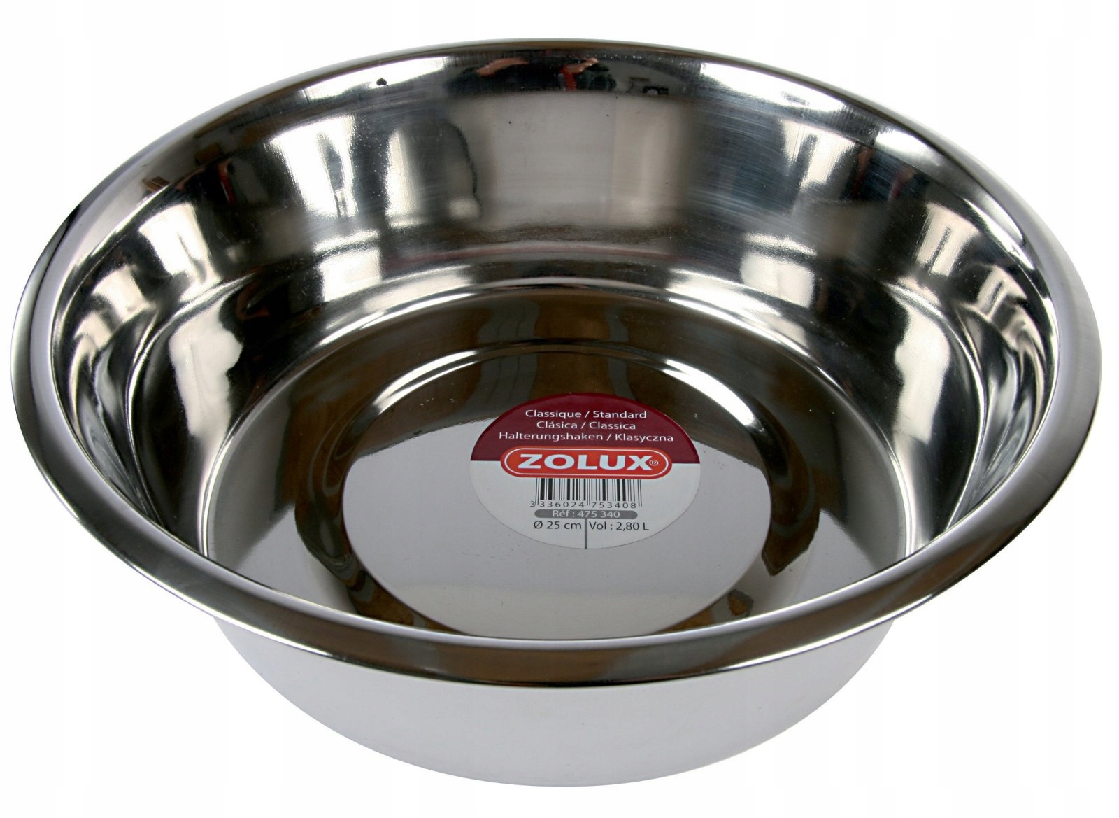 

Zolux Miska Inox 1,8 litra / 21 cm