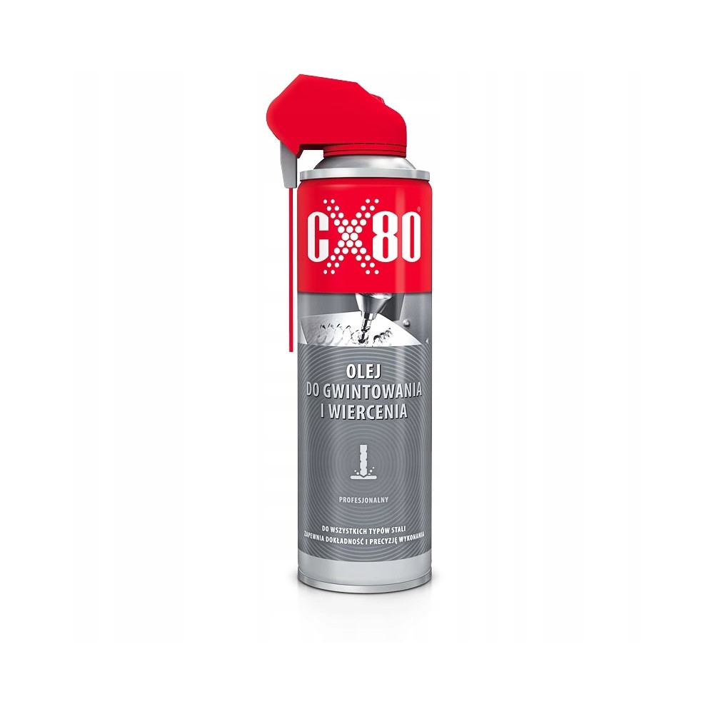 Olej do Gwintowania Wiercenia Obróbki Metali CX80 Duo Spray 500 ml