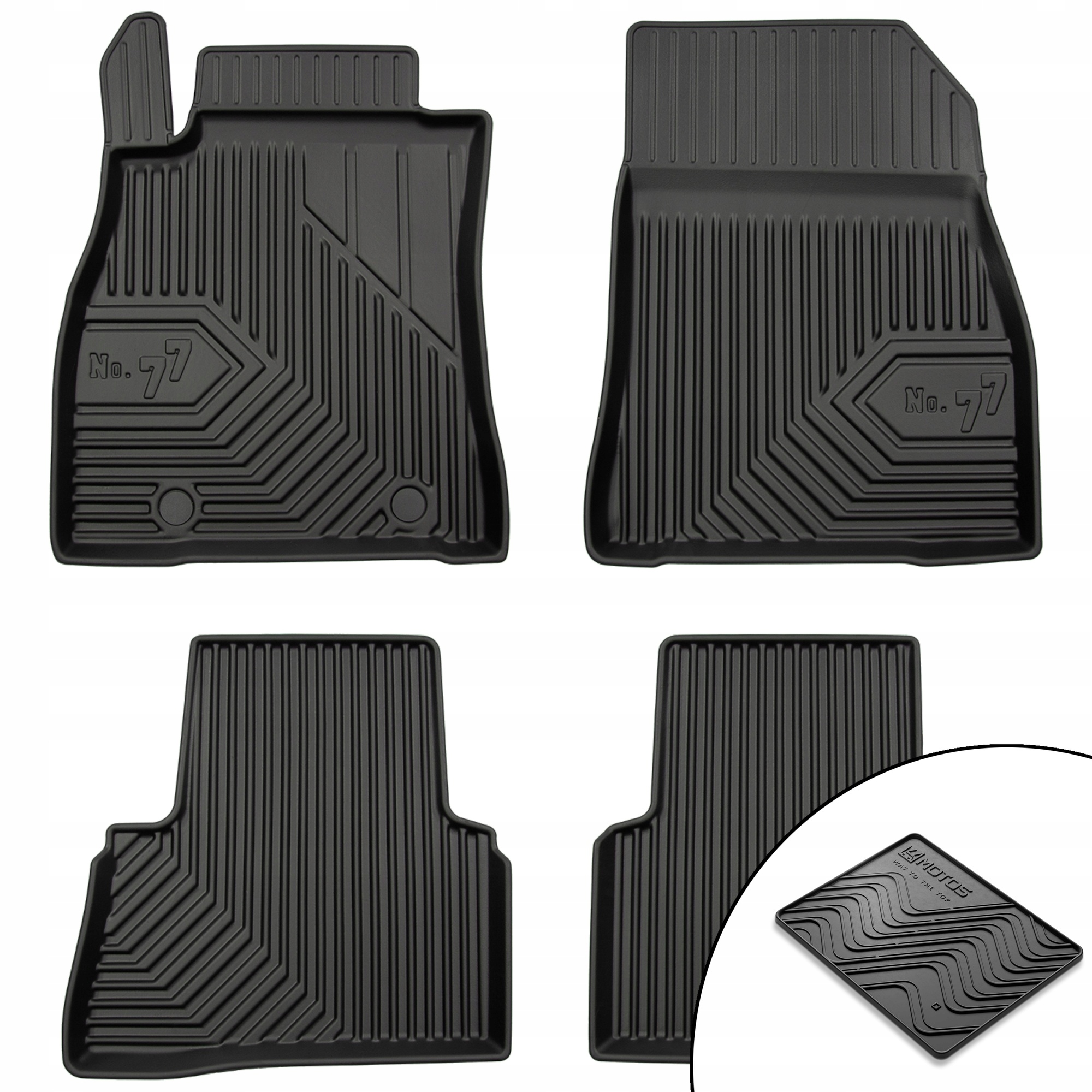 Dywaniki gumowe No.77 Nissan Juke I 2010-2019 Crossover mata