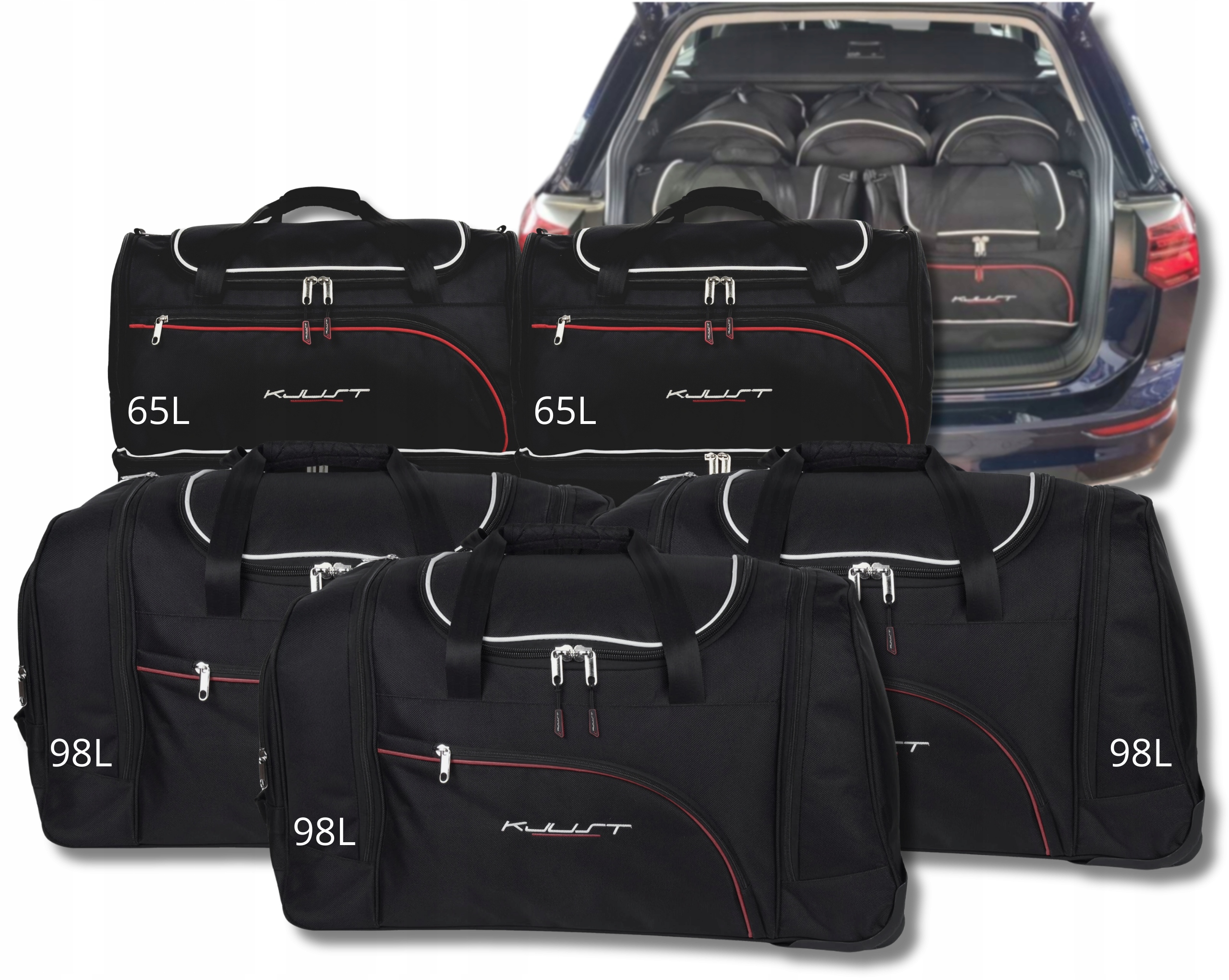 Cestovná Taška Do Kufra Vw Golf Variant 2020+ 5 ks