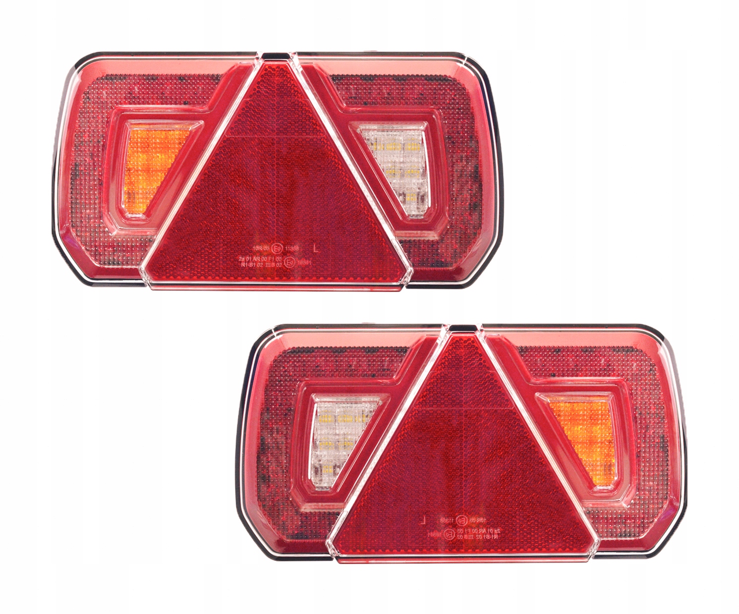 

Lampa Tylna Led Zespolona Trójkąt Przyczepa Para