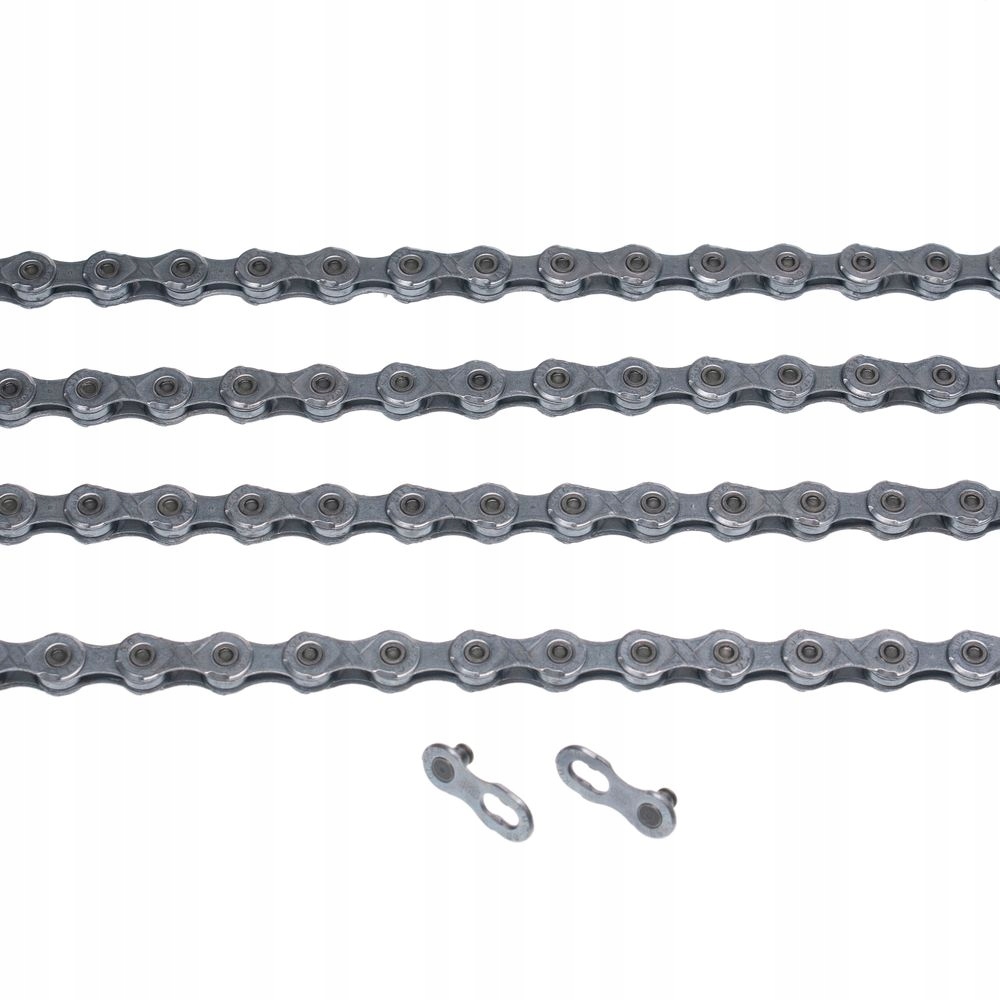 Łańcuch rowerowy Kmc X11 (5,5 mm) Silver/Black 124 ogniwa +Spinka CL555R
