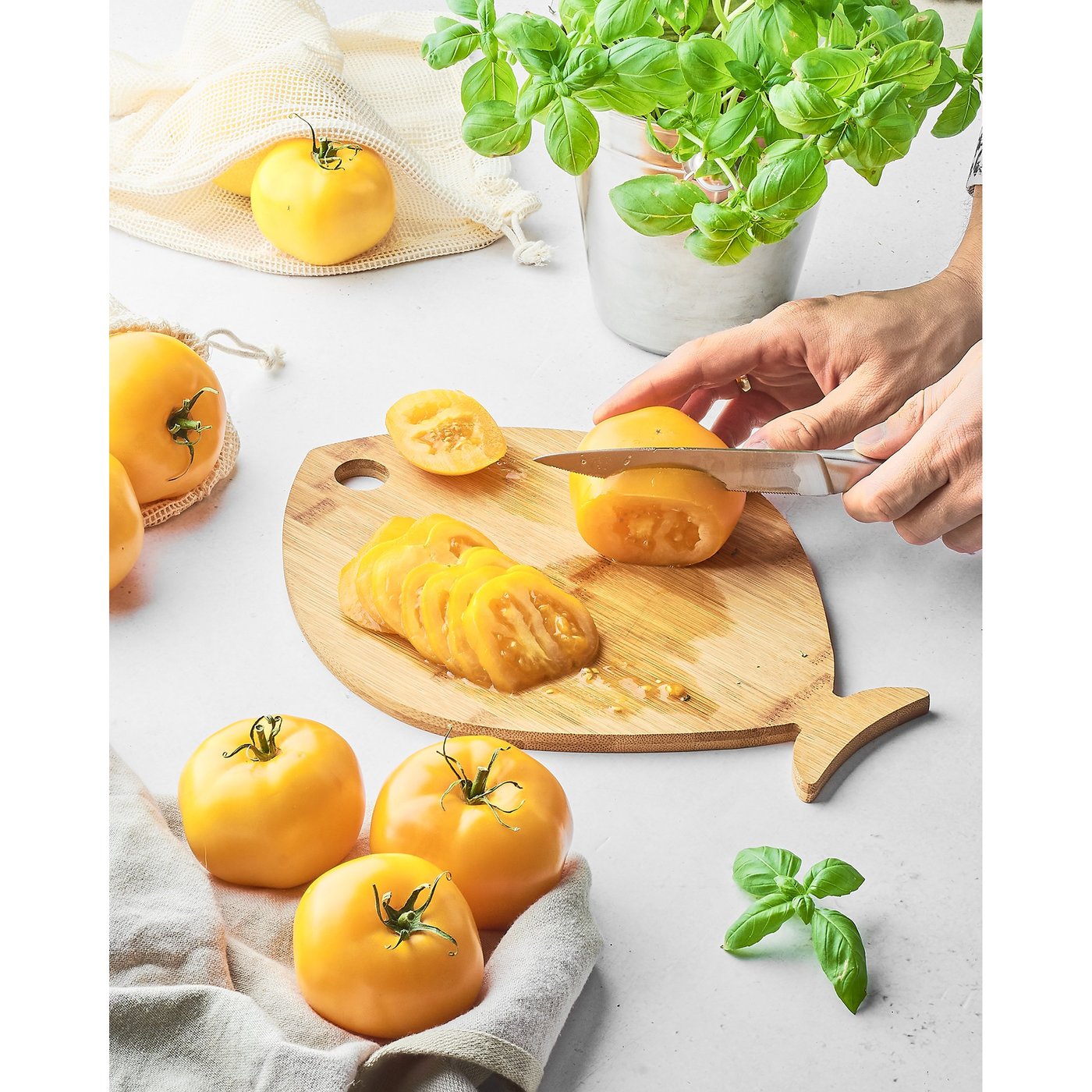 Woreczki bawełniane  No Waste 6 szt. różne rozmiary — 5