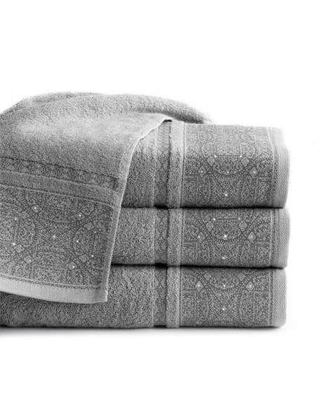 

Ręcznik Sofia 70x140 szary 500g 100% bawełna