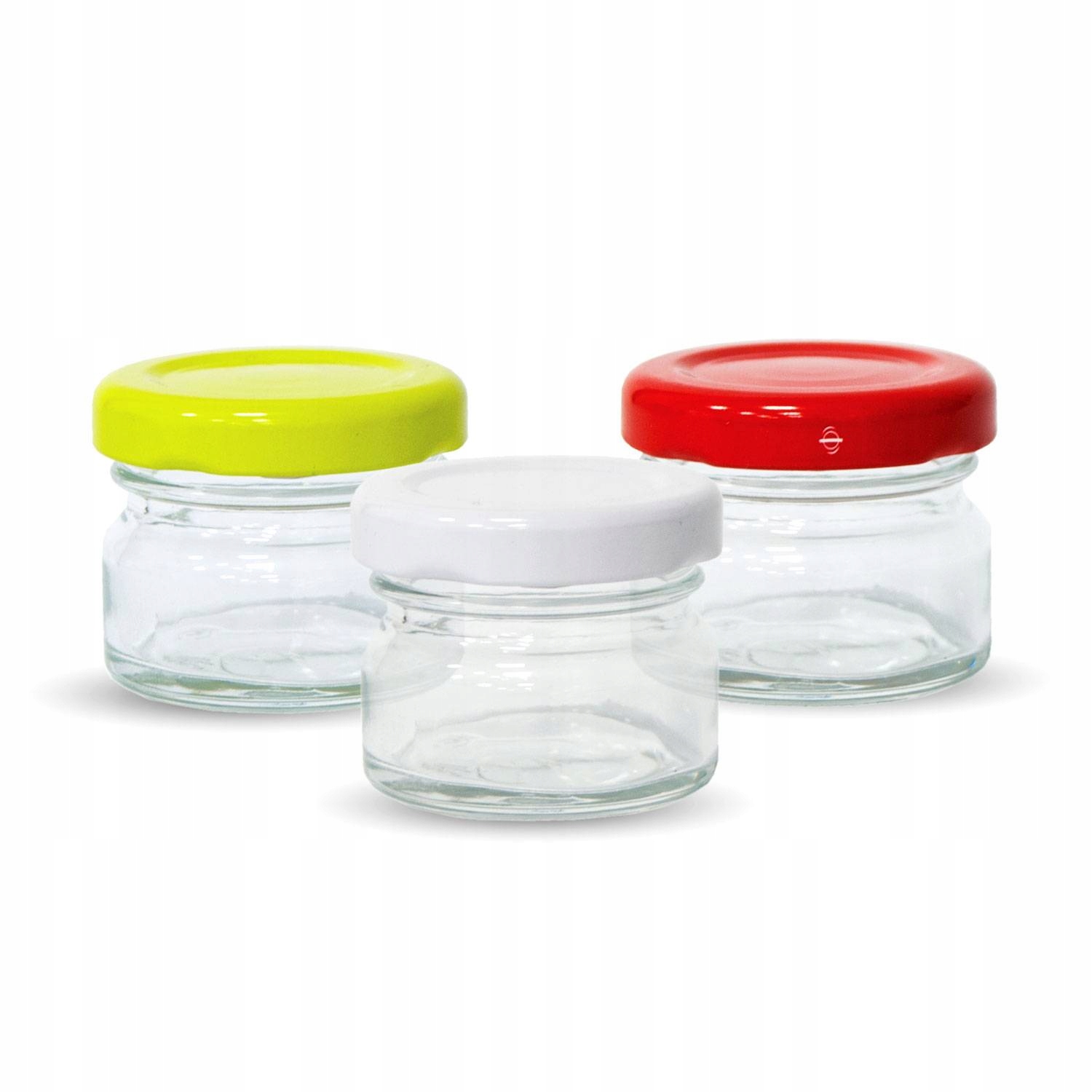 

Słoiki z nakrętkami MIX kolor 30ml ~40g 30szt miód