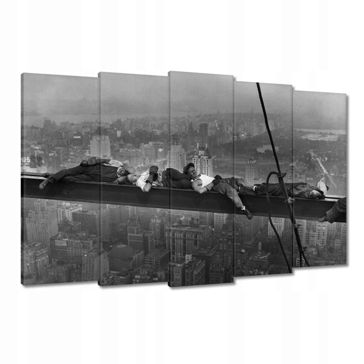 Obrazy 150x95 Dělníci na trámu