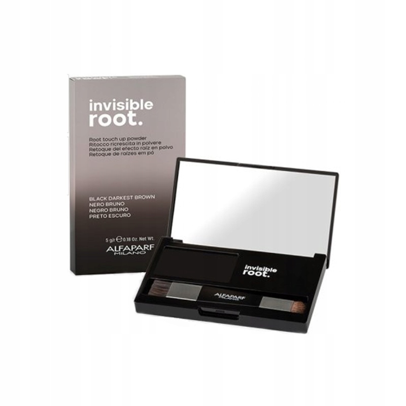 Alfaparf Invisible pudr na korekci odrostů černá barva 5 g