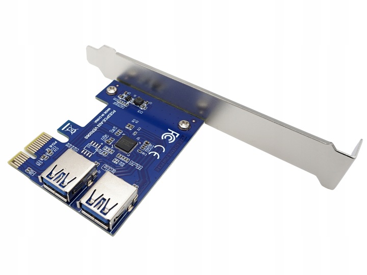 Rozdzielacz Adapter Portu PCI-E Riser Splitter 1-2 Rodzaj rozdzielacz