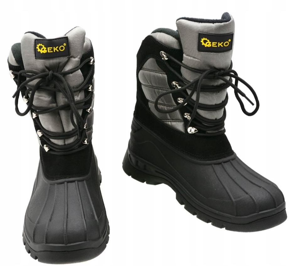 BUTY OCHRONNE ROBOCZE ROZMIAR 41 ŚNIEGOWCE ZIMOWE CIEPŁE WYTRZYMAŁE GEKO Model G90544