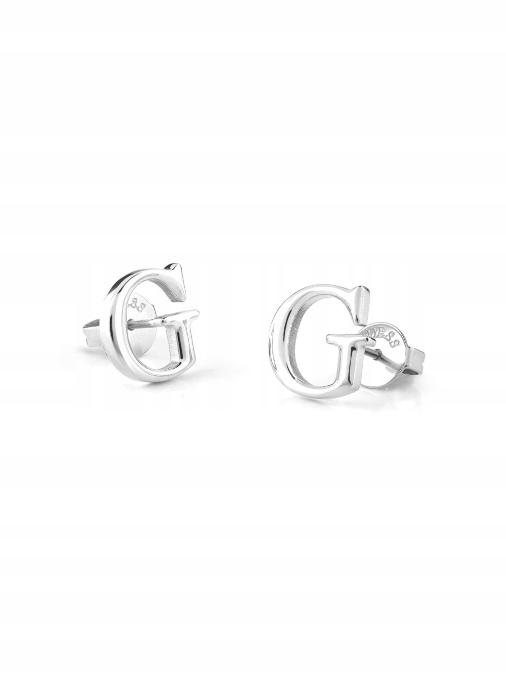 Stříbrné náušnice Guess s písmeny G Guess Studs Party JUBE02169JW-RH