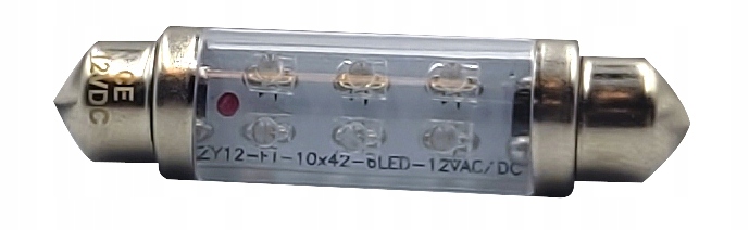 

Żarówka Rurkowa Czerwona 10x42 C5W 12V C10W