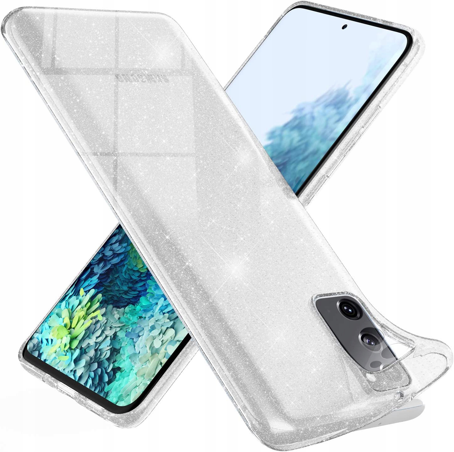 

Etui Brokat Clear Szkło na Samsung Galaxy S20 Fe