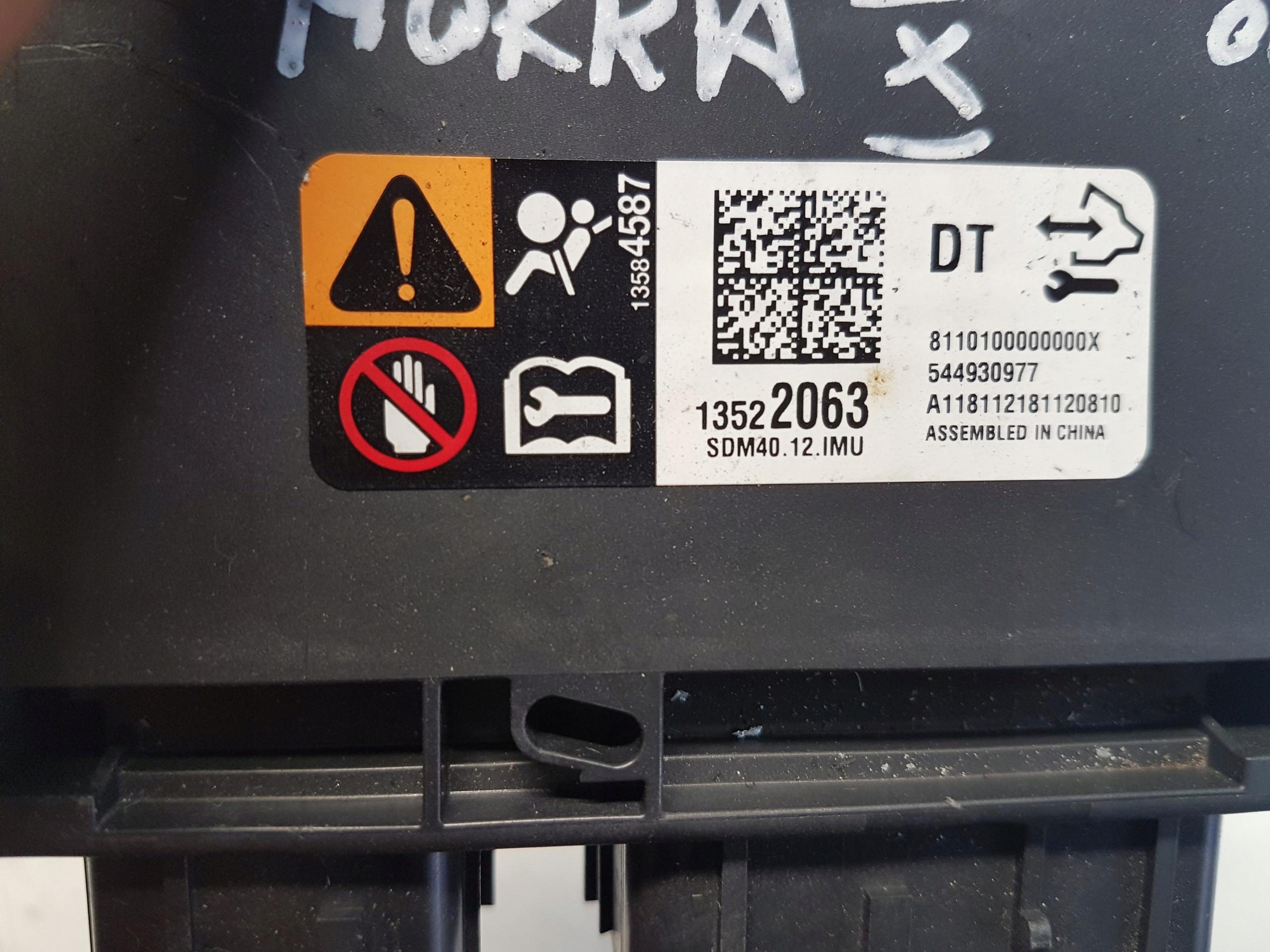 OPEL MOKKA X LIFT sensor control unit airbag sprawny