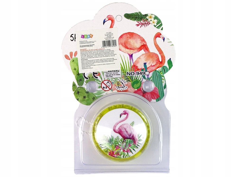 Jojo Gra Zręcznościowa Szybkie Flaming YoYo Żółte Model 12790