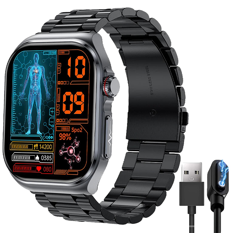 ZEGAREK SMARTWATCH OPASKA SMARTBAND PRO SPORT PULS SPORTOWY SMART MENU PL Długość paska/bransolety 26 cm