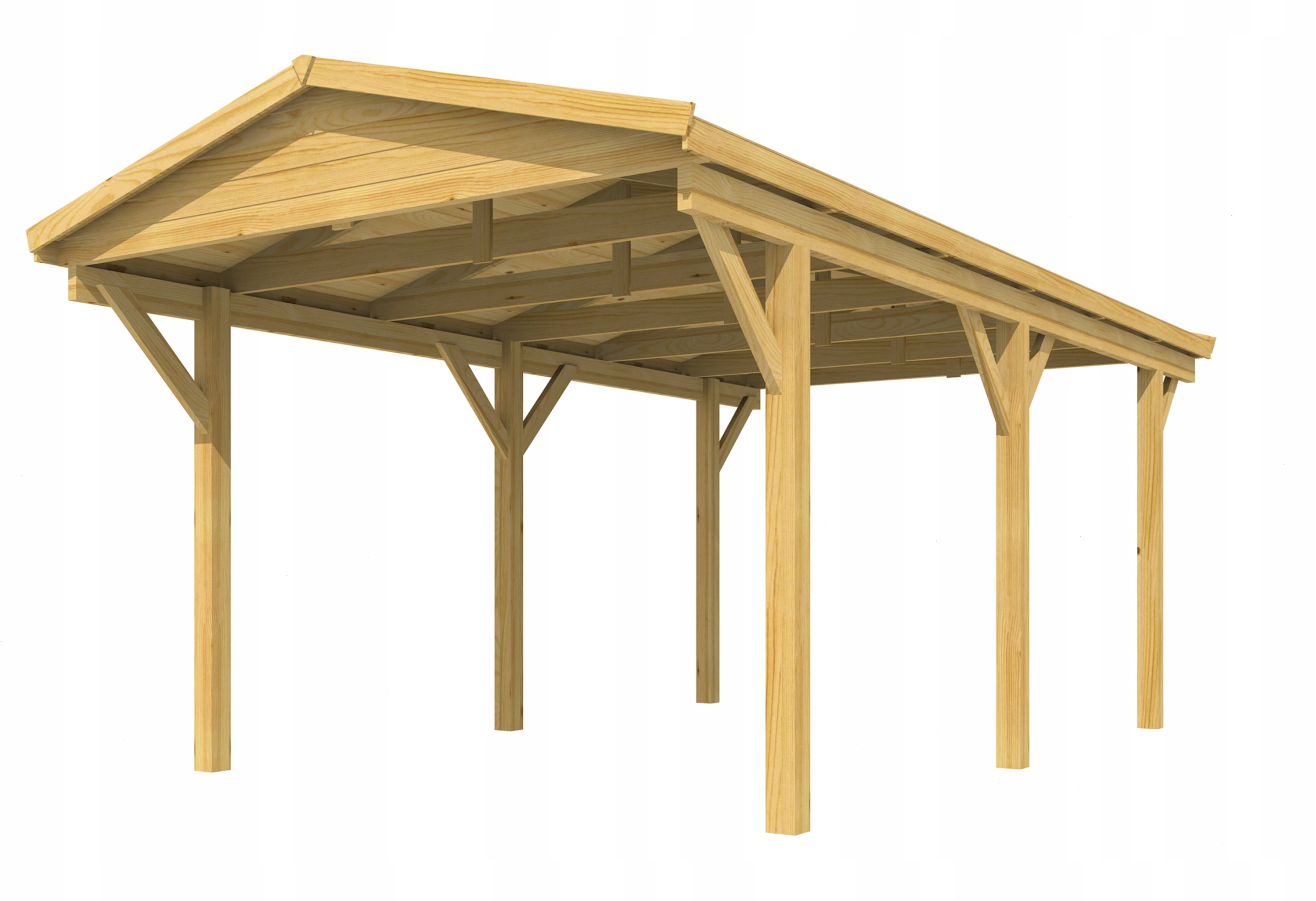 WIATA GARAŻOWA 304x604CM CARPORT