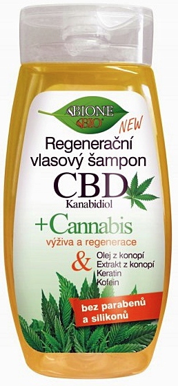 BIONE COSMETICS CANNABIS CBD ВОССТАНАВЛИВАЮЩИЙ ШАМПУНЬ С CBD 260ML