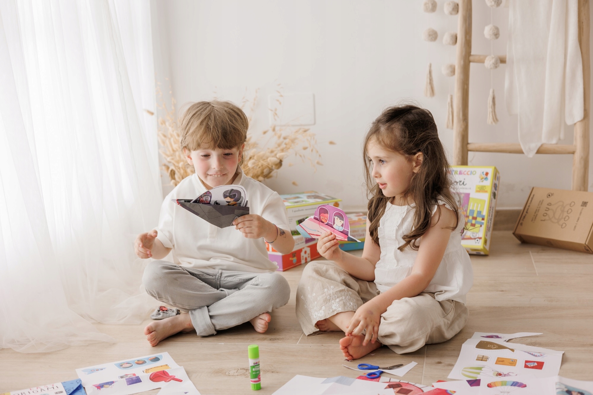 EASY ORIGAMI – zestaw kreatywny – SAMOLOTY LUDATTICA Materiał papier